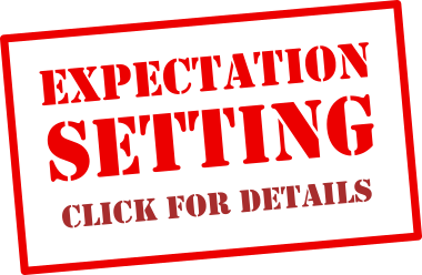 Expectation Setting: Click for details